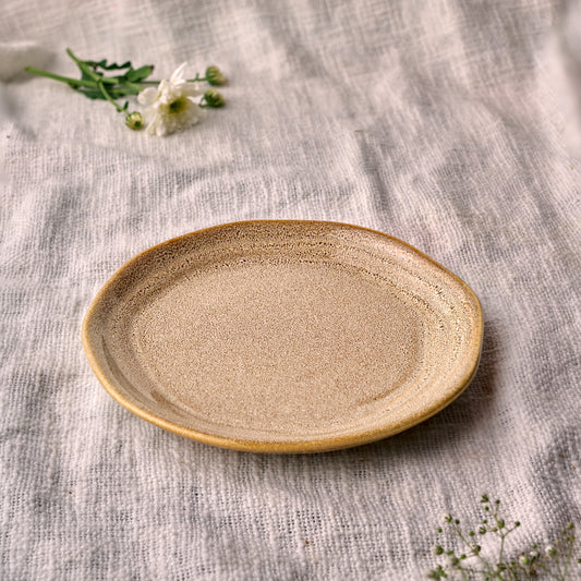 Rustic Facet and Flow Collection Quarter Plate