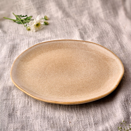 Rustic Facet and Flow Collection Dinner Plate