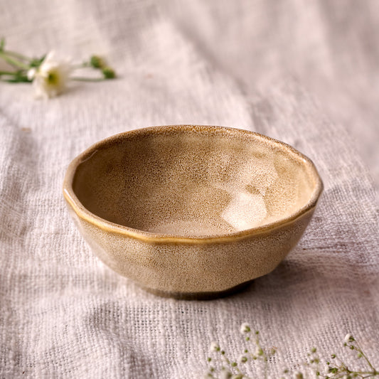 Rustic Facet and Flow Collection Bowl - Multipurpose Bowl