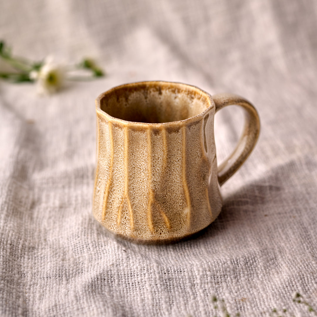 Rustic Facet and Flow Collection Coffee Mug