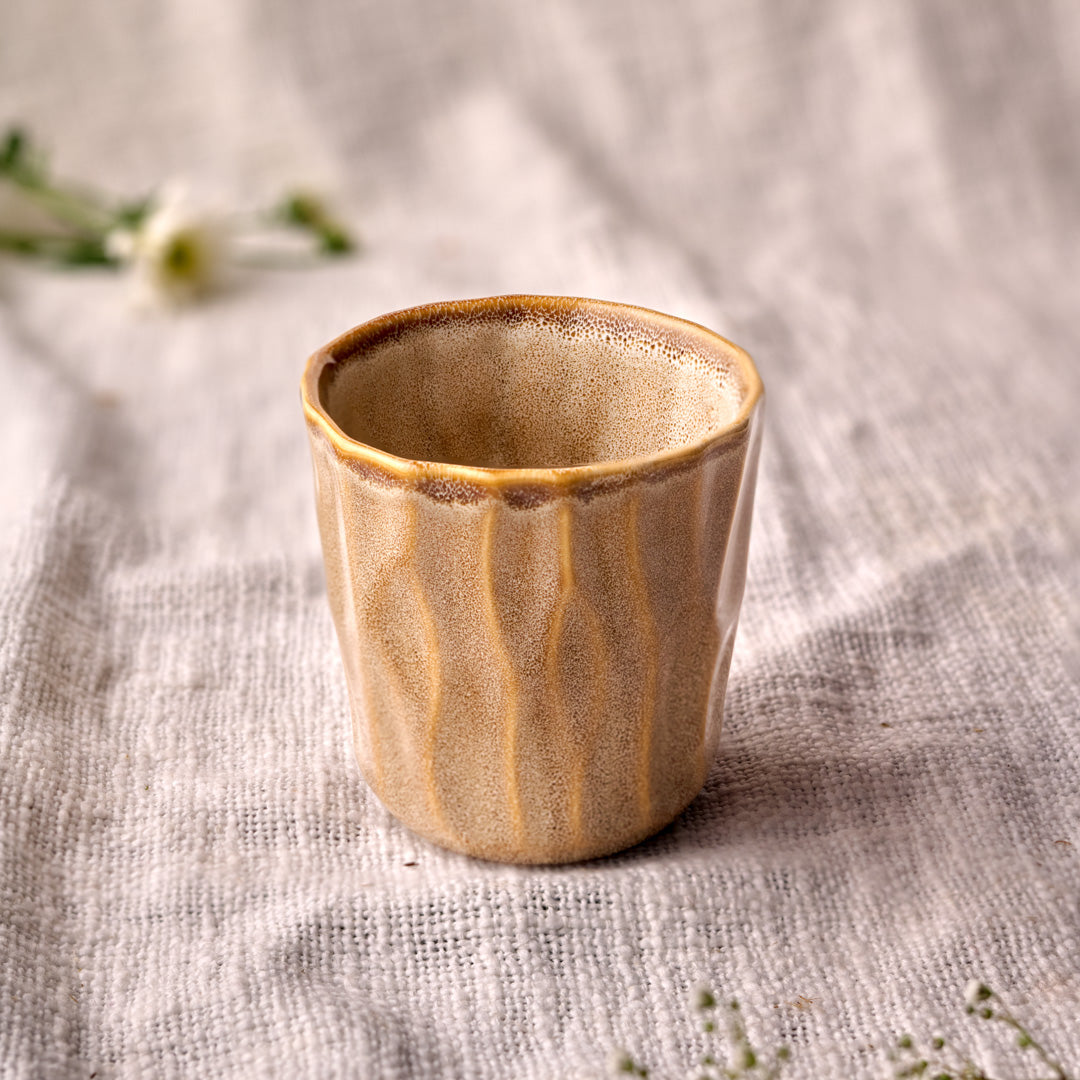Rustic Facet and Flow Collection Tumbler